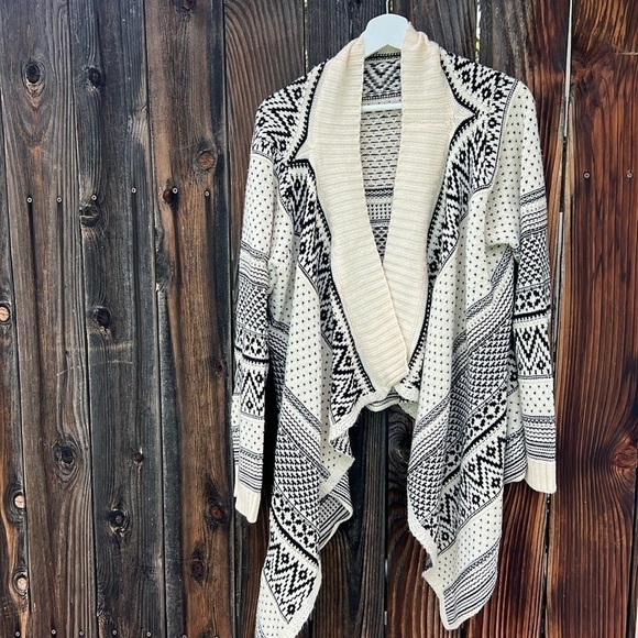 Toto collection sweater size 1XL waterfall duster cardigan - Picture 1 of 10